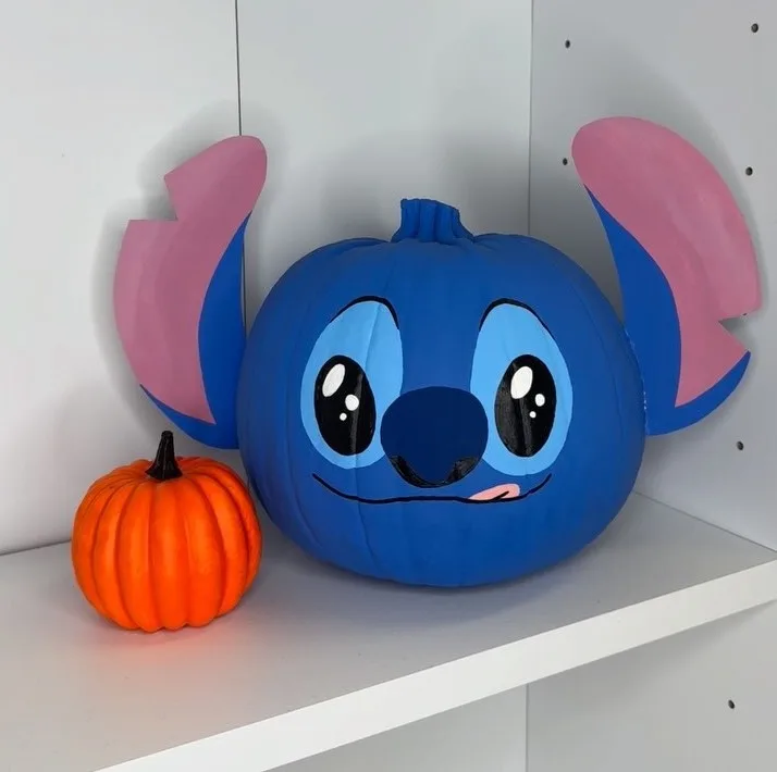 cute stitch pumpkin