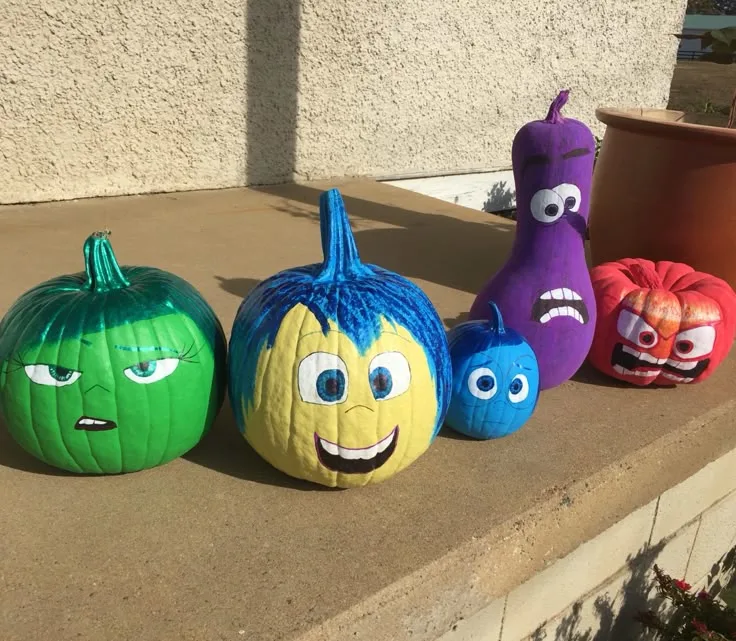 inside out pumpkins