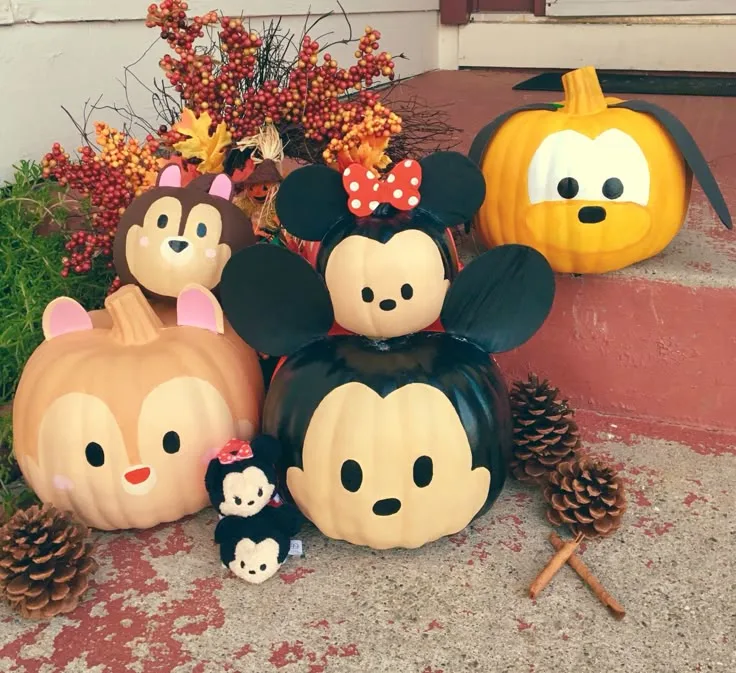 mickey & friends pumpkins