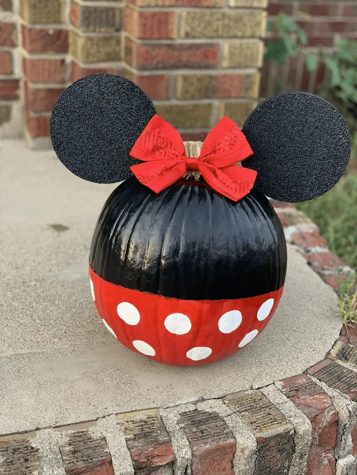 minnie mouse pumpkin