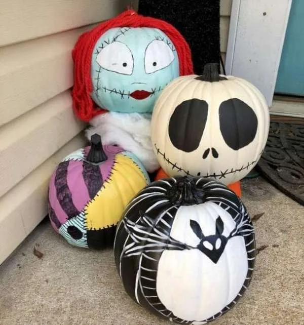 nightmare before christmas pumpkins