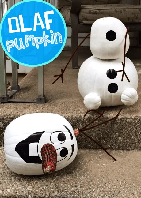 olaf pumpkin