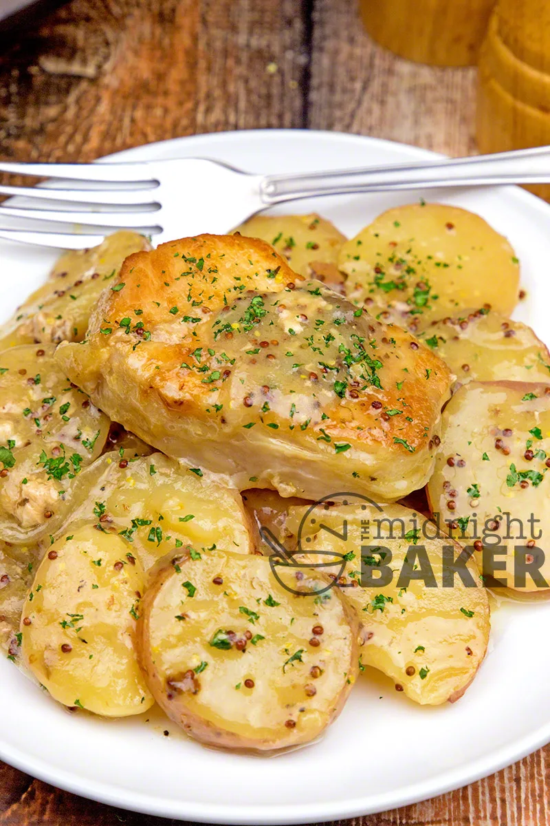 Dijon Pork Chops & Potatoes