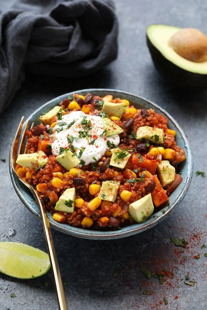 sweet potato mexican quinoa