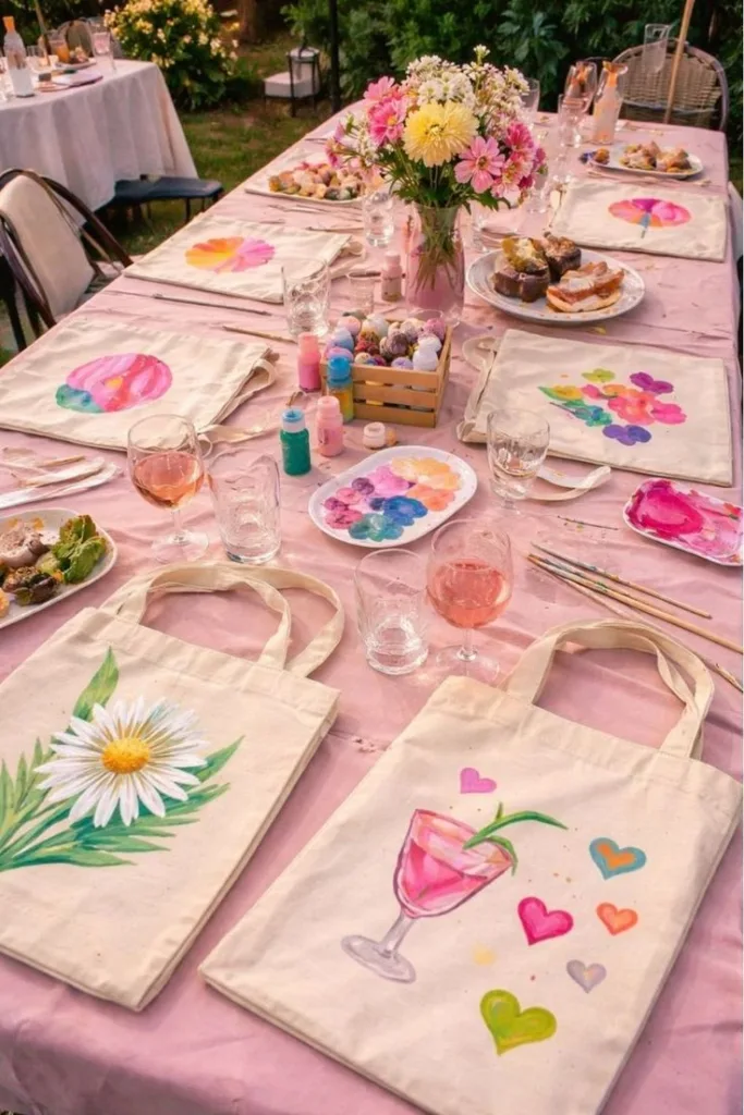Paint Canvas Tote Bags