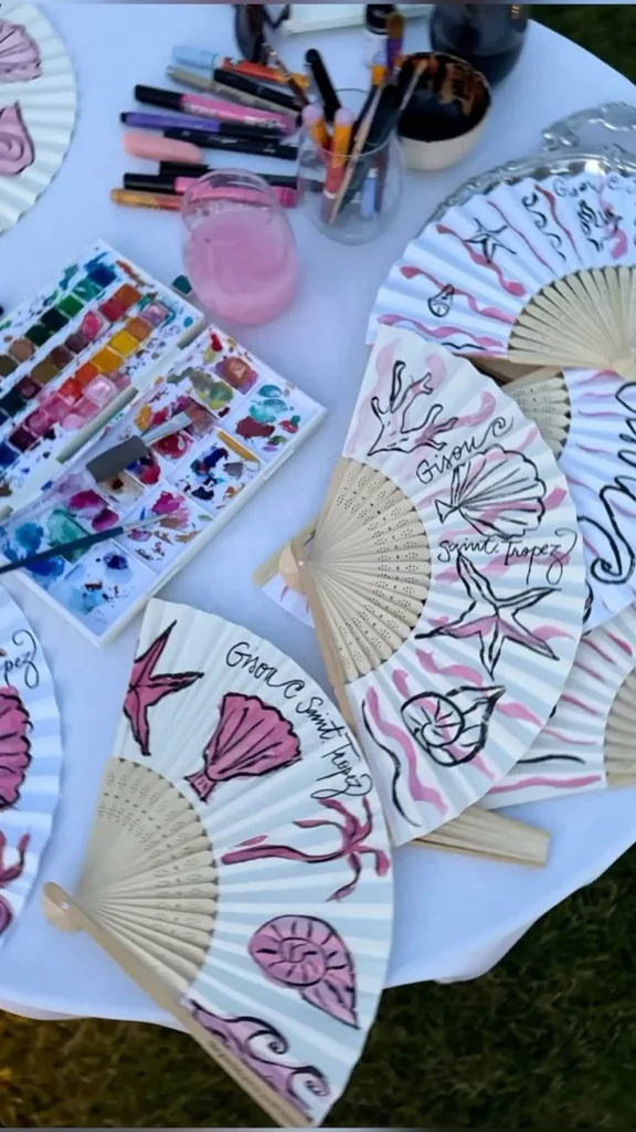 Paint Folding Fans
