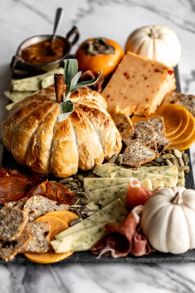 baked brie pumpkin spiced maple butter finger foods for thanksgiving