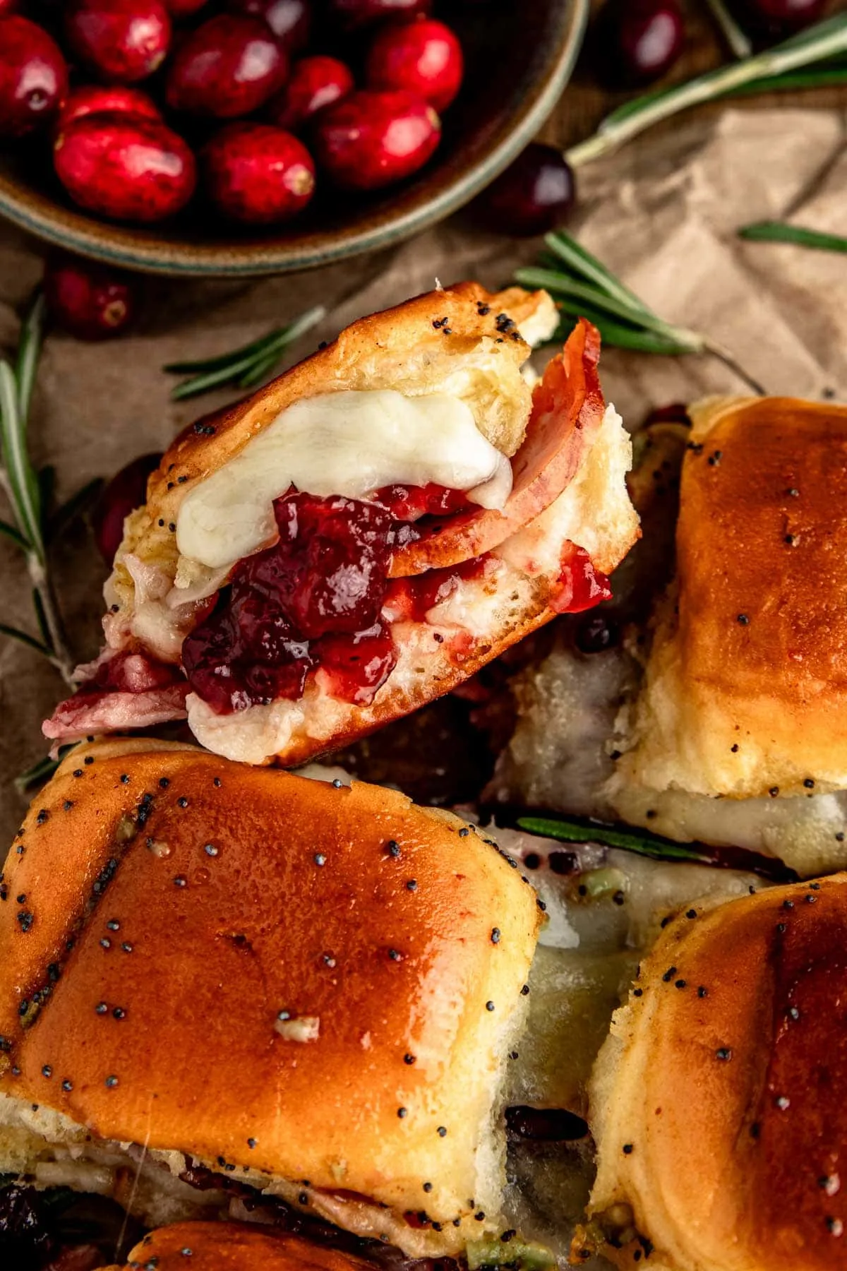 Cranberry Turkey Sliders With Hawaiian Rolls