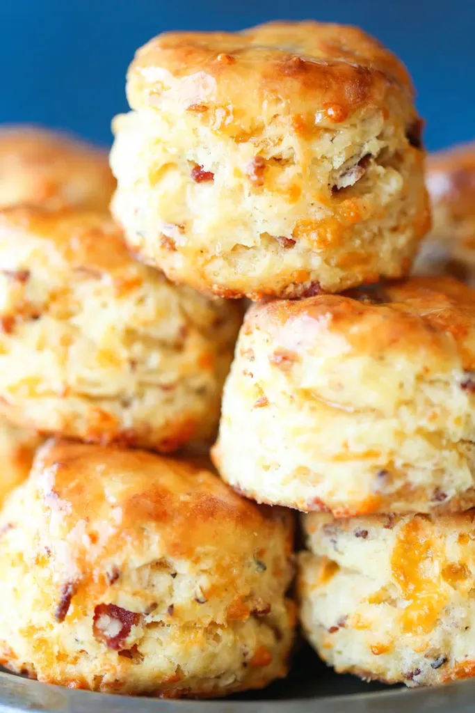 maple bacon cheddar biscuits