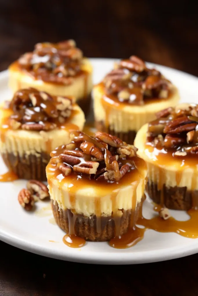 mini pumpkin pie cheesecakes mini thanksgiving desserts